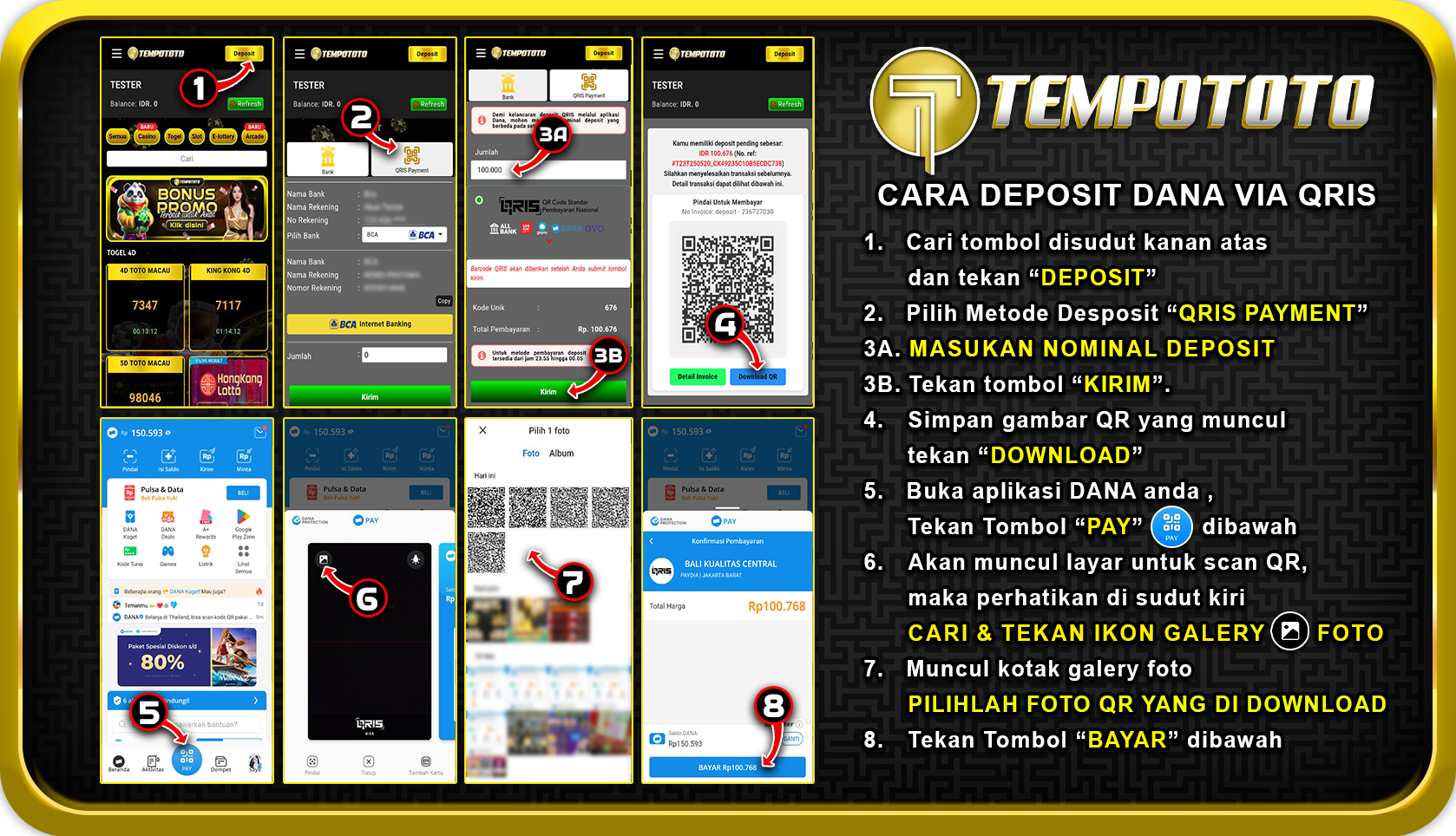 Cara Deposit Dana